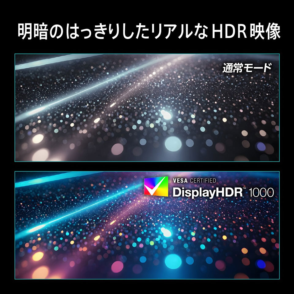 【お取り寄せ】MSI [MAG-274UPDF-E16M] 27インチ 160Hz 4K IPSモニター [3840 x 2160 (160Hz/320Hz) /HDMI2.1 /Displayport1.4a /USB Type-C] 6枚目