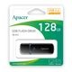 Apacer [AP128GAH355BY]USB3.2 Gen1 Flash Drive キャップ式 128GB ブラック