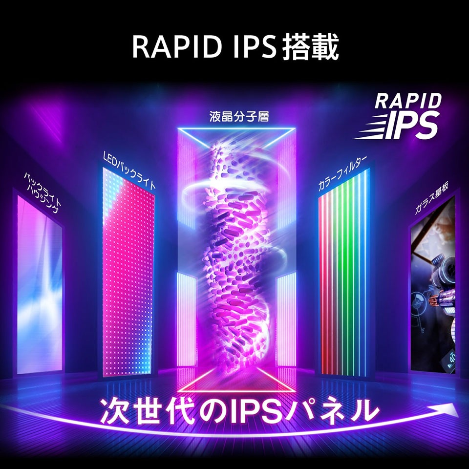 MSI [MAG-272PF-X24] 27インチ FHD 240Hz IPSゲーミングモニター [1920 x 1080 (240Hz) /HDMI2.0b /Displayport1.2a] 2枚目