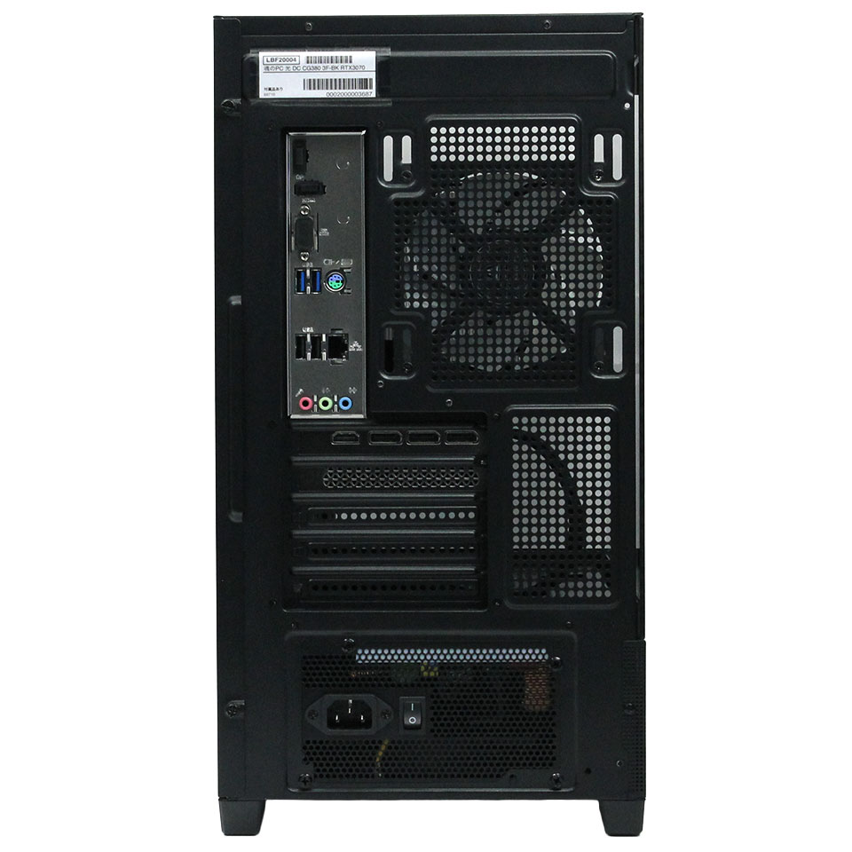 DO-MUオリジナル 魂のPC 光 DC CG380 3F-BK RTX3070 [LBF20004][中古デスクトップ /Windows11 Home /Core i7 12700 /メモリ：32GB /M.2+HDD：2000GB][外装：Aランク 動作：Aランク][送料無料] 5枚目