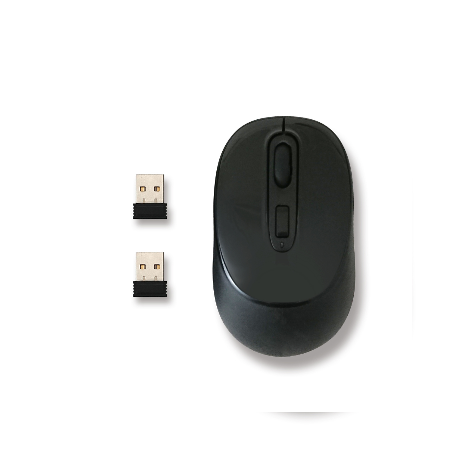 HIDISC | ハイディスク HDM-7146BK [新品 /ワイヤレスマウス /2レシーバー付 /ブラック /LED式 /4ボタン ]【セット割引対象商品】 4枚目