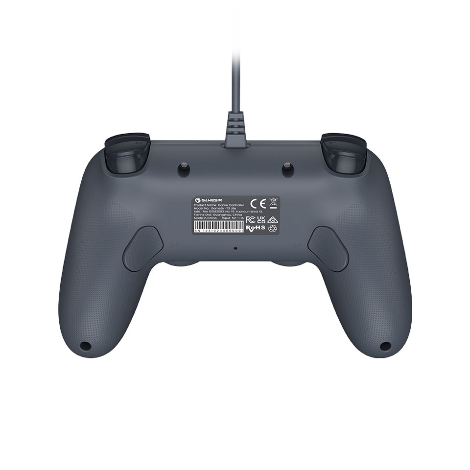 GameSir [GameSir Tegenaria Lite Gray] USB接続 左右対称 有線コントローラー [Switch /Switch 2 /Android /iOS /PC /Steam対応] 3枚目
