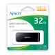 Apacer [AP32GAH356BY]USB3.2 Gen1 Flash Drive スライド式 32GB ブラック