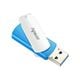 Apacer [AP32GAH357UY]USB3.2 Gen1 Flash Drive 回転式 32GB ブルー
