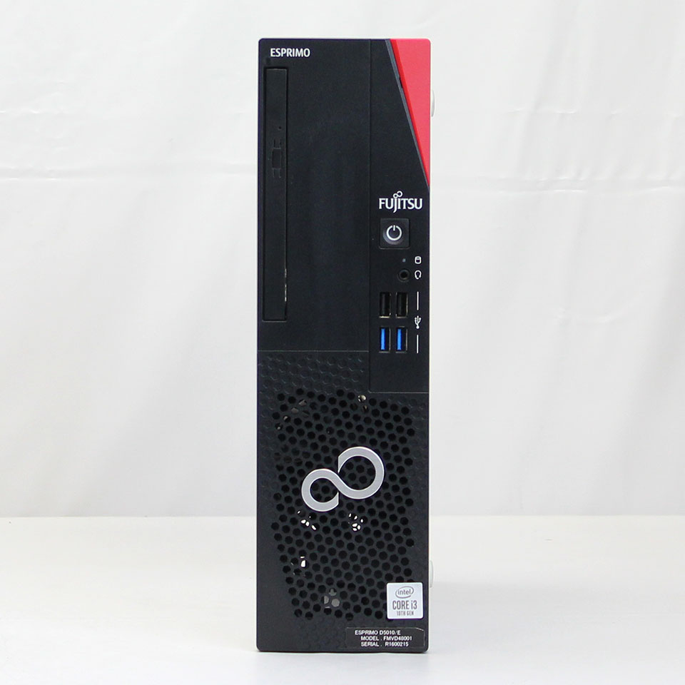 FUJITSU ESPRIMO D5010/E FMVD48001 [中古デスクトップ /Windows11 Pro /Core i3 10100 /メモリ：8GB /M.2：256GB][外装：Bランク 動作：Aランク][送料無料] 2枚目