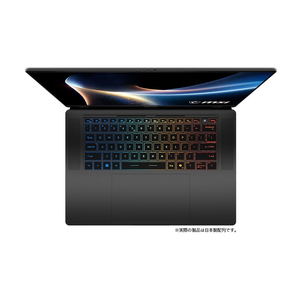 【お取り寄せ】MSI [Stealth-16-AI+B3WF-2679JP] Stealth 16 AI+ B3W；Copilot+ PC [新品ノートパソコン /16型 /解像度：2560 x 1600 /240Hz /Windows 11 Home /Core Ultra 9 386H /メモリ：32GB /M.2：1000GB][送料無料] 4枚目