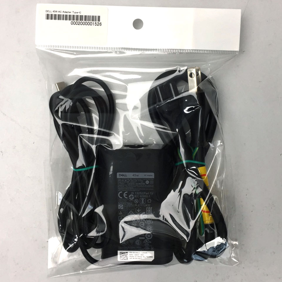 DELL USB-C AC Adapter 45W HA45NM170 [中古] [ 周辺機器][外装：Bランク 動作：Aランク] 2枚目