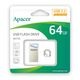 Apacer [AP64GAH155UY]USB3.2 Gen1 Flash Drive 64GB シルバー＆ブルー
