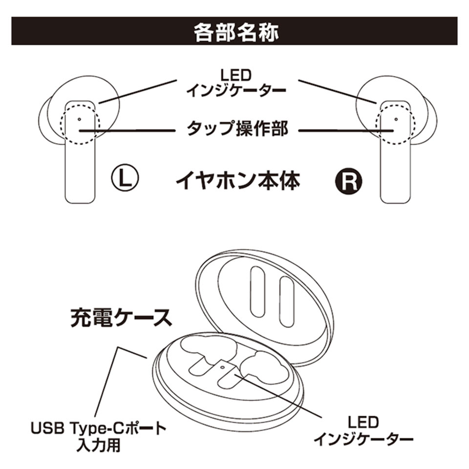 カシムラ [BL-135] 完全ワイヤレス Bluetoothイヤホン ホワイト 3枚目