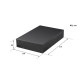 BUFFALO | バッファロー HD-LE4U3-BB 外付けHDD 4TB ブラック [USB 3.2 ]