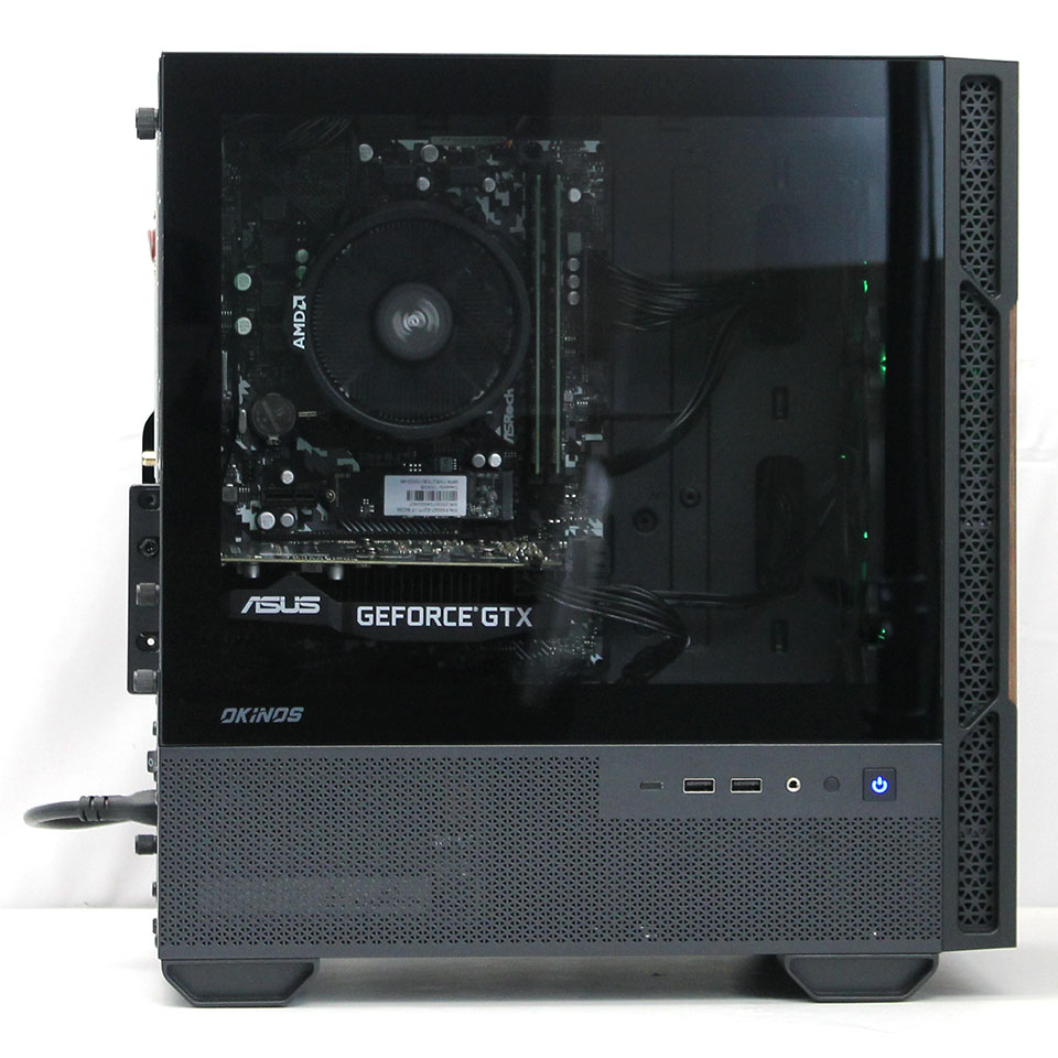 DO-MUオリジナル 魂のPC 光 Okinos Cypress 3 Wood GTX1660Ti