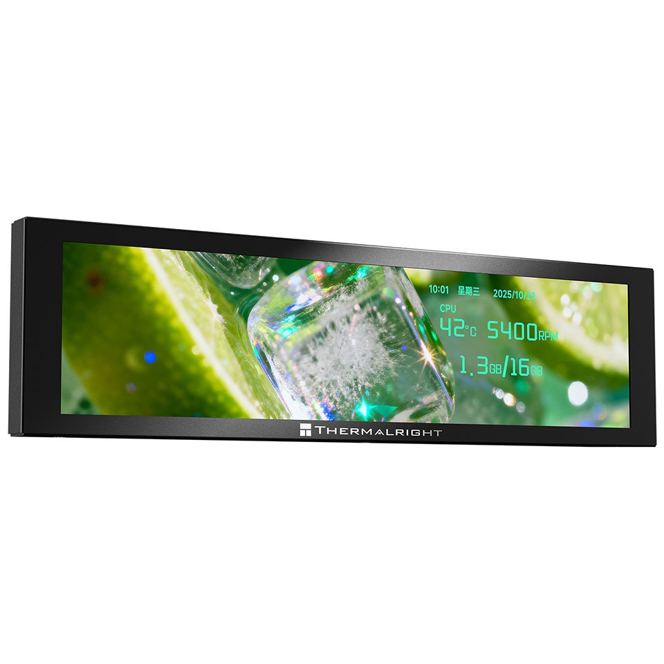 Thermalright [TH-TV916LCD-BK] Trofeo Vision 9.16インチ PCモニタリングディスプレイ Black [USB接続 /IPS] 2枚目