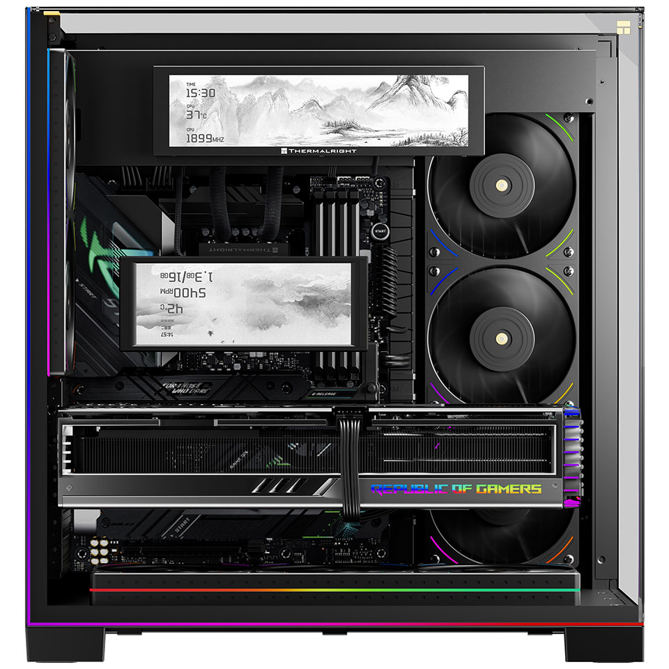 Thermalright [TH-TV916LCD-BK] Trofeo Vision 9.16インチ PCモニタリングディスプレイ Black [USB接続 /IPS] 5枚目