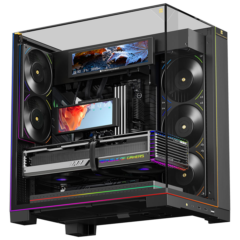 Thermalright [TH-TV916LCD-BK] Trofeo Vision 9.16インチ PCモニタリングディスプレイ Black [USB接続 /IPS] 6枚目