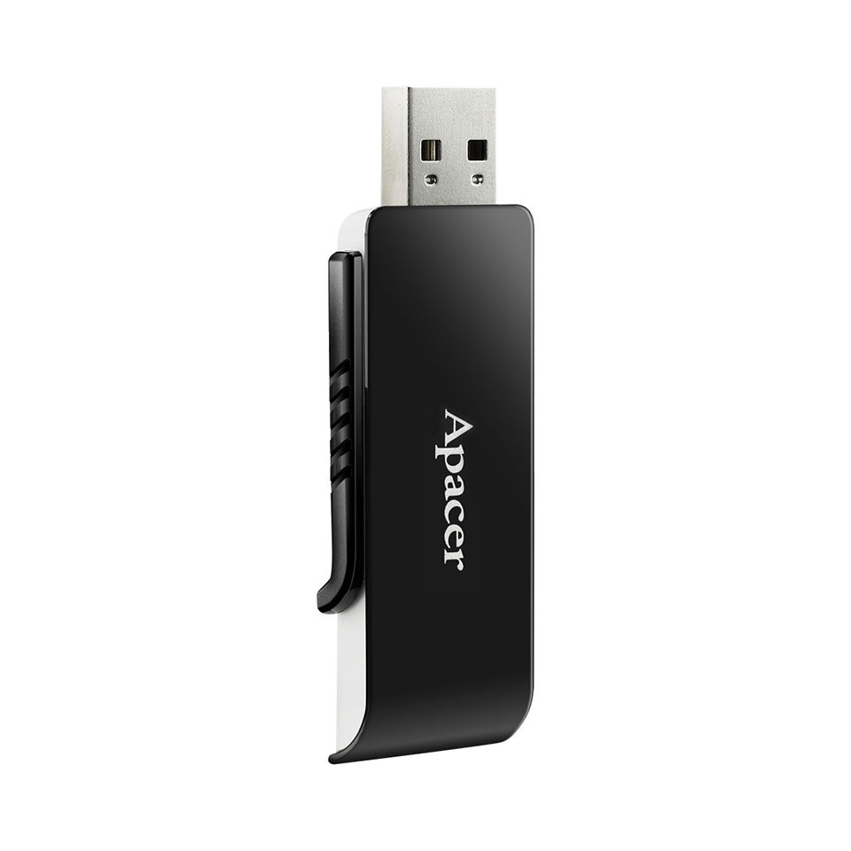 Apacer [AP64GAH350BY]USB3.2 Gen1 Flash Drive スライド式 64GB ブラック 2枚目