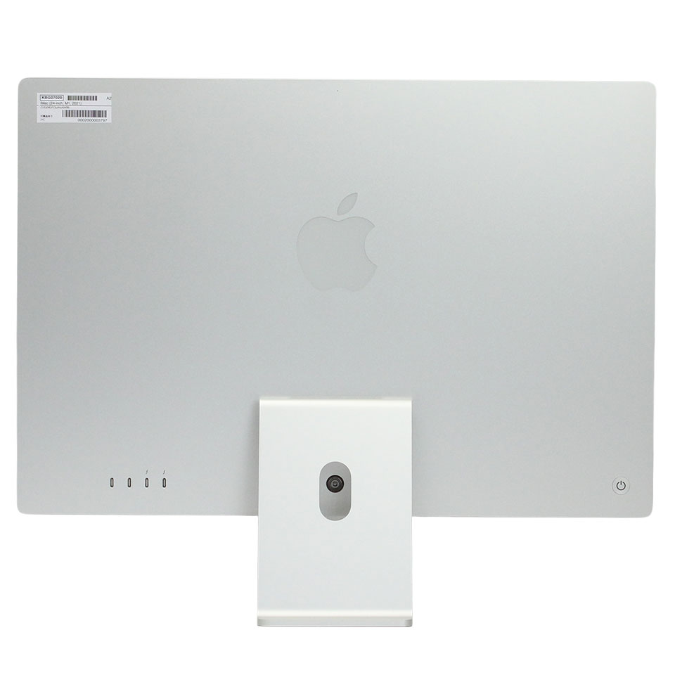 Apple iMac (24-inch, M1, 2021) Z12Q(MGPC3J/A)(A2438) [KBG07020][中古/ 24型 /macOS 26.6 /Apple M1, 8 core GPU / メモリ：16GB /256GB [画面：Aランク 外装：Bランク 動作：Aランク][送料無料] 3枚目