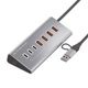 AREA [SD-HC3A4] USB3.2 複合ハブ DELTA HUB SEVEN [USB A・C両対応 /10Gbps高速転送 /合計7ポート]