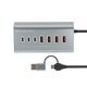 AREA [SD-HC3A4] USB3.2 複合ハブ DELTA HUB SEVEN [USB A・C両対応 /10Gbps高速転送 /合計7ポート]