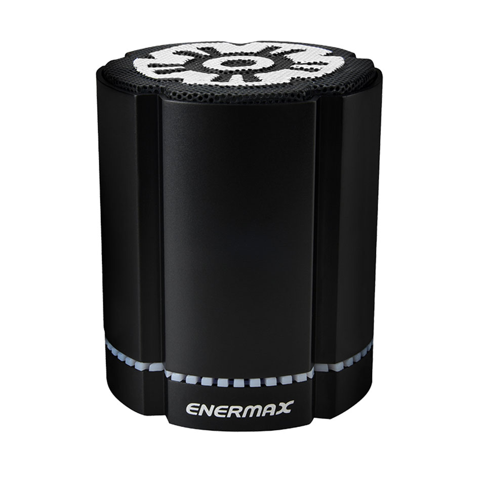 ENERMAX [EAS02S-BK]  Bluetoothスピーカー ブラック 2個セット [4W+4W /ステレオペアリング]  2枚目