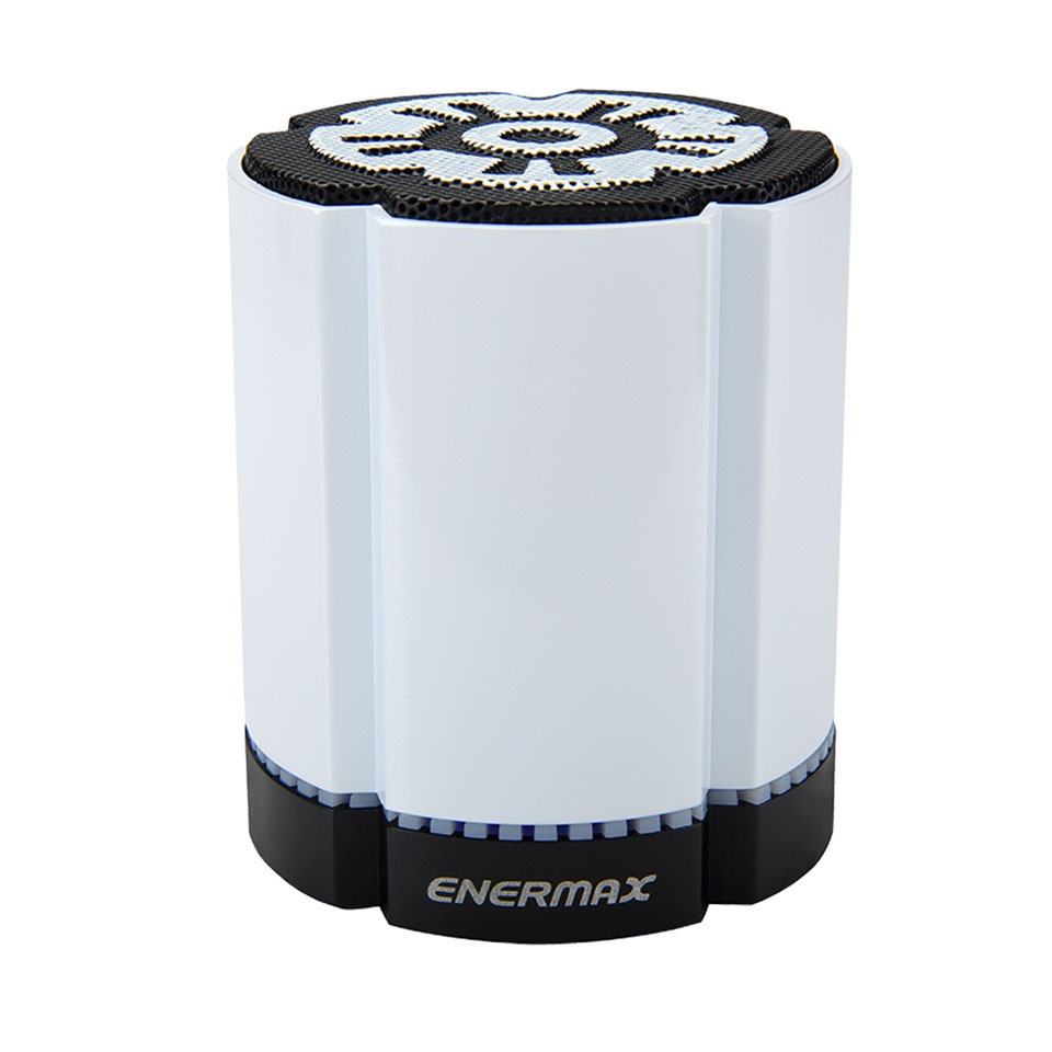 ENERMAX [EAS02S-W] Bluetoothスピーカー ホワイト 2個セット [4W+4W /ステレオペアリング] 2枚目