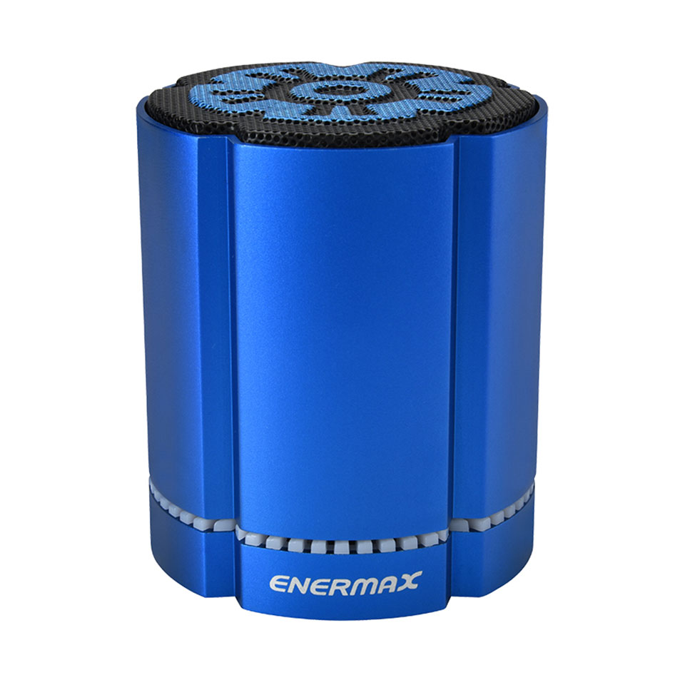 ENERMAX [EAS02S-BL] Bluetoothスピーカー ブルー 2個セット [4W+4W /ステレオペアリング] 2枚目