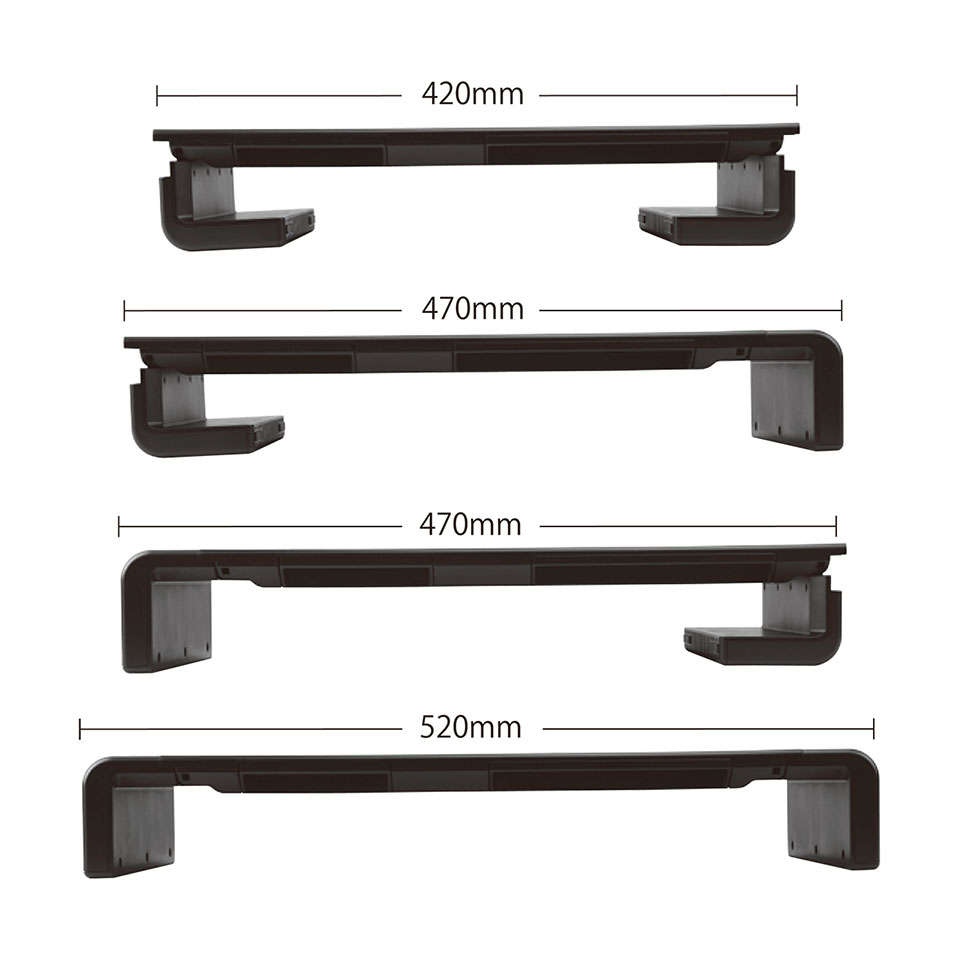 ENERMAX [EMS001] 机上液晶モニタースタンド ブラック [幅調整可能 /耐荷重20kg]【セール中の商品】 2枚目