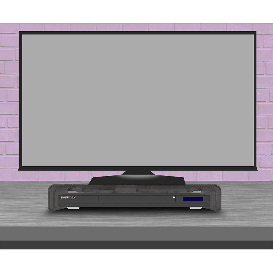 ENERMAX [EMS001] 机上液晶モニタースタンド ブラック [幅調整可能 /耐荷重20kg]【セール中の商品】 5枚目