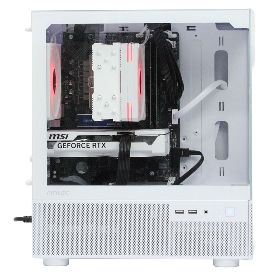 DO-MUオリジナル 魂のPC 光 Antec CX200M RGB Elite White RTX5060 [KBF10015][中古デスクトップ /Windows11 Home /Core i7 12700 /メモリ：32GB /M.2+HDD：2000GB][外装：Aランク 動作：Aランク][送料無料] 4枚目