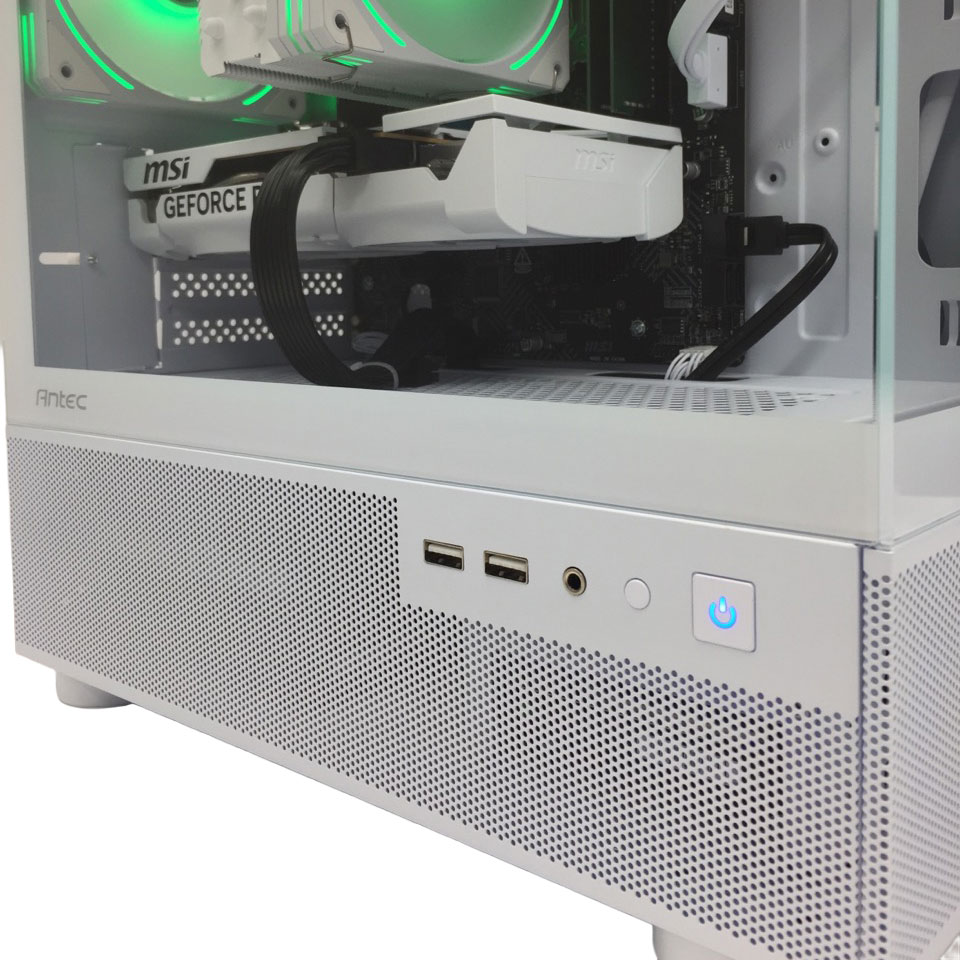 DO-MUオリジナル 魂のPC 光 Antec CX200M RGB Elite White RTX5060 [KBF10015][中古デスクトップ /Windows11 Home /Core i7 12700 /メモリ：32GB /M.2+HDD：2000GB][外装：Aランク 動作：Aランク][送料無料] 6枚目