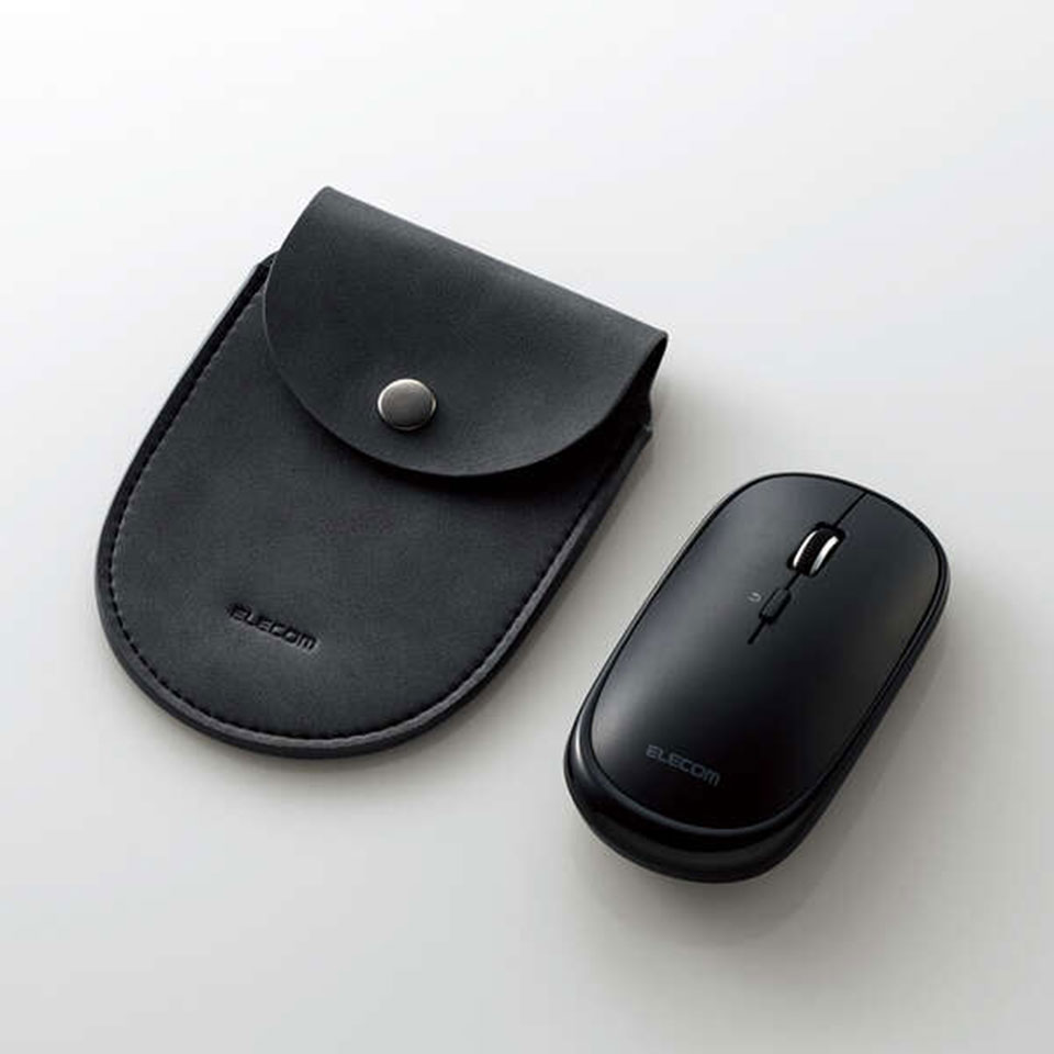 ELECOM [M-TM15BBBK]充電式 Bluetooth4.2薄型マウス “Slint” 4ボタン ブラック [マルチペアリング対応]【セール中の商品】 2枚目