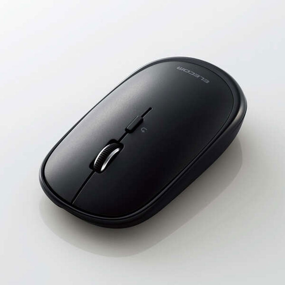 ELECOM [M-TM15BBBK]充電式 Bluetooth4.2薄型マウス “Slint” 4ボタン ブラック [マルチペアリング対応] 8枚目