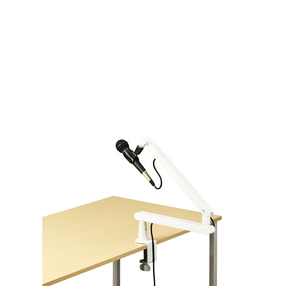 RACEN [CRC-GMCARM01WH] ゲーミングマイクアーム 「Snow Viper」 [クランプ式 /穴式 /ホワイトモデル] 5枚目