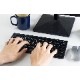3R SYSTEMS | スリー・アールシステム 3R-KBB01SL ハイブリッドワイヤレスキーボード シルバー [テンキーレス /電池式 /Bluetooth /USB無線 /iOS /Android /PC ]【セット割引対象商品】