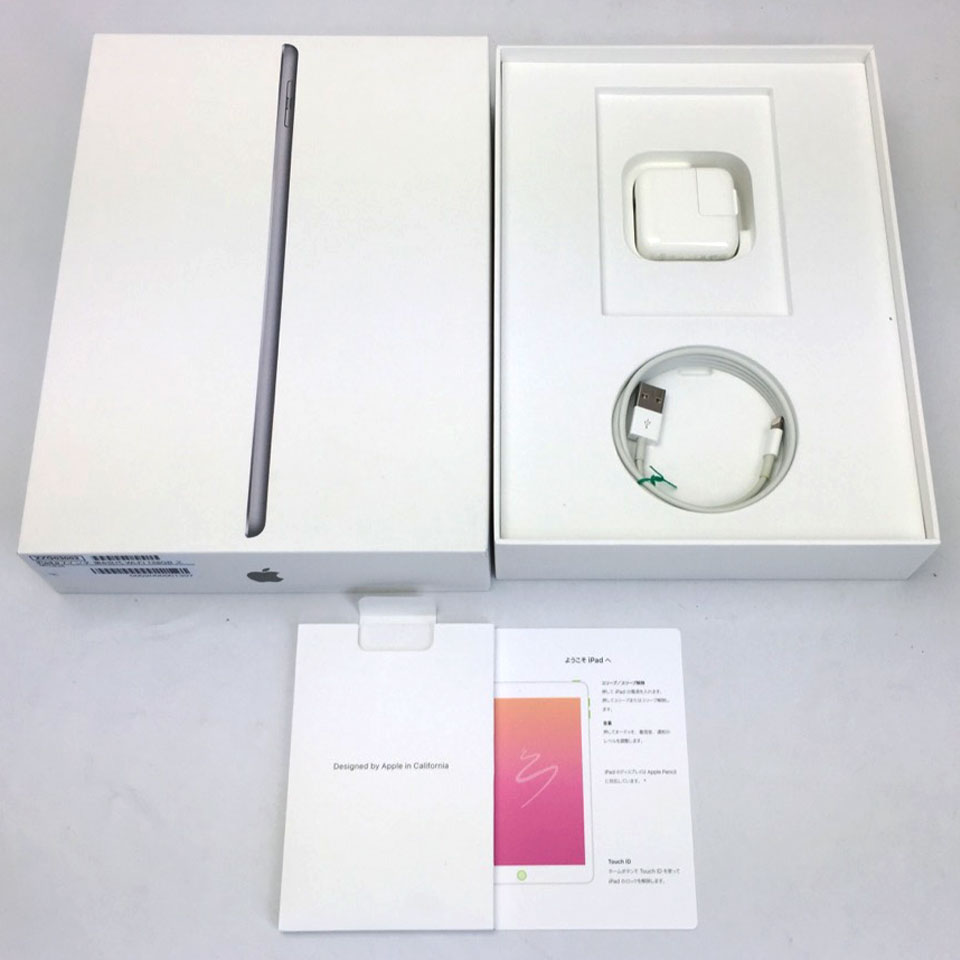 Apple | アップル iPad 9.7インチ 第6世代 Wi-Fi 128GB スペースグレイ MR7J2J/A [中古] [iPadOS 17.5.1 / 発売時期：2018年～/ iPad][画面：Aランク 外装：Aランク 動作：Aランク] 7枚目
