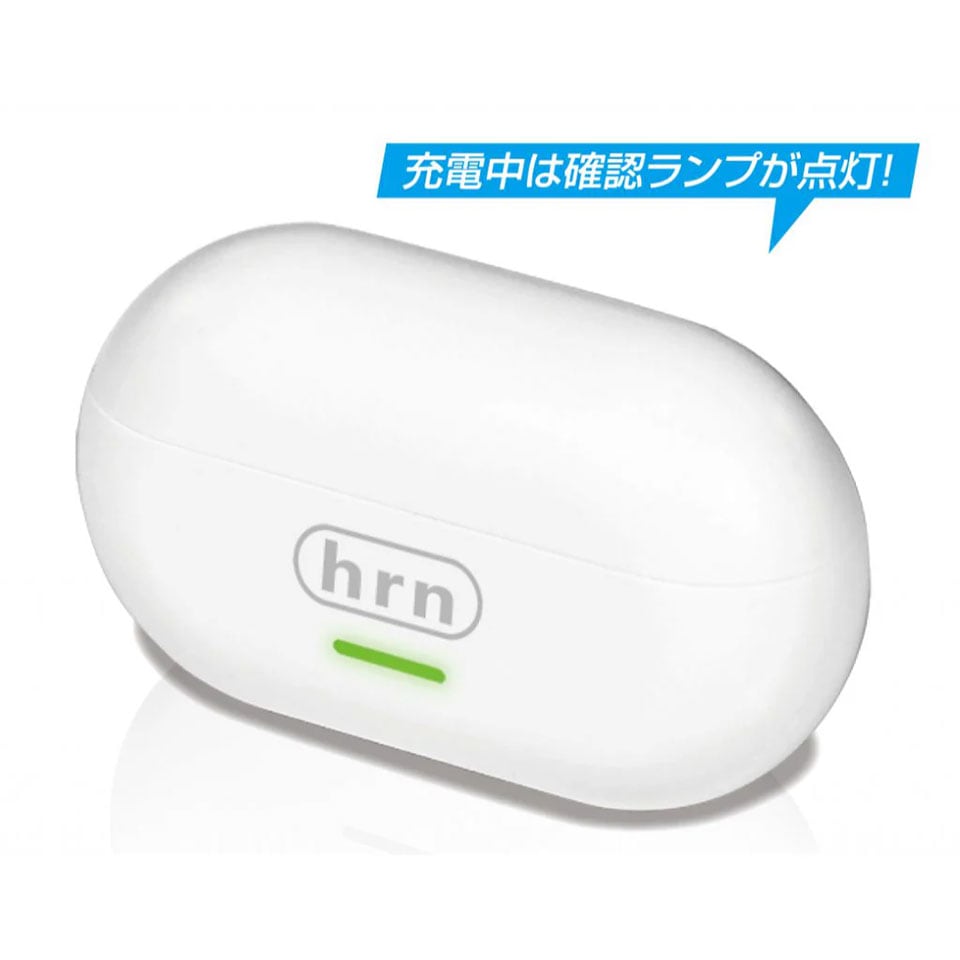 平野商会 [HRN-640] イヤーカフ型ワイヤレスイヤホン ホワイト [耳を塞がない /Bluetooth] 4枚目