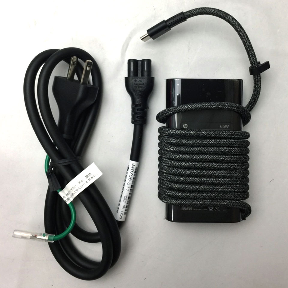 【お宝発掘市！】 hp HP 65W USB-C ラップトップチャージャー v2 671R3UT#ABJ [SAJ10035][中古周辺機器][外装：Aランク 動作：Aランク] 2枚目