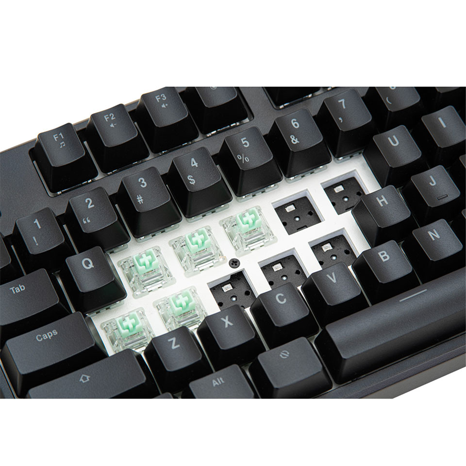 CENTURY [CRC-GKMGRT01BK]RACEN 磁気スイッチ式ゲーミングキーボード MagSwift ブラック [有線 /91キー /テンキーレス /日本語配列 ] 4枚目