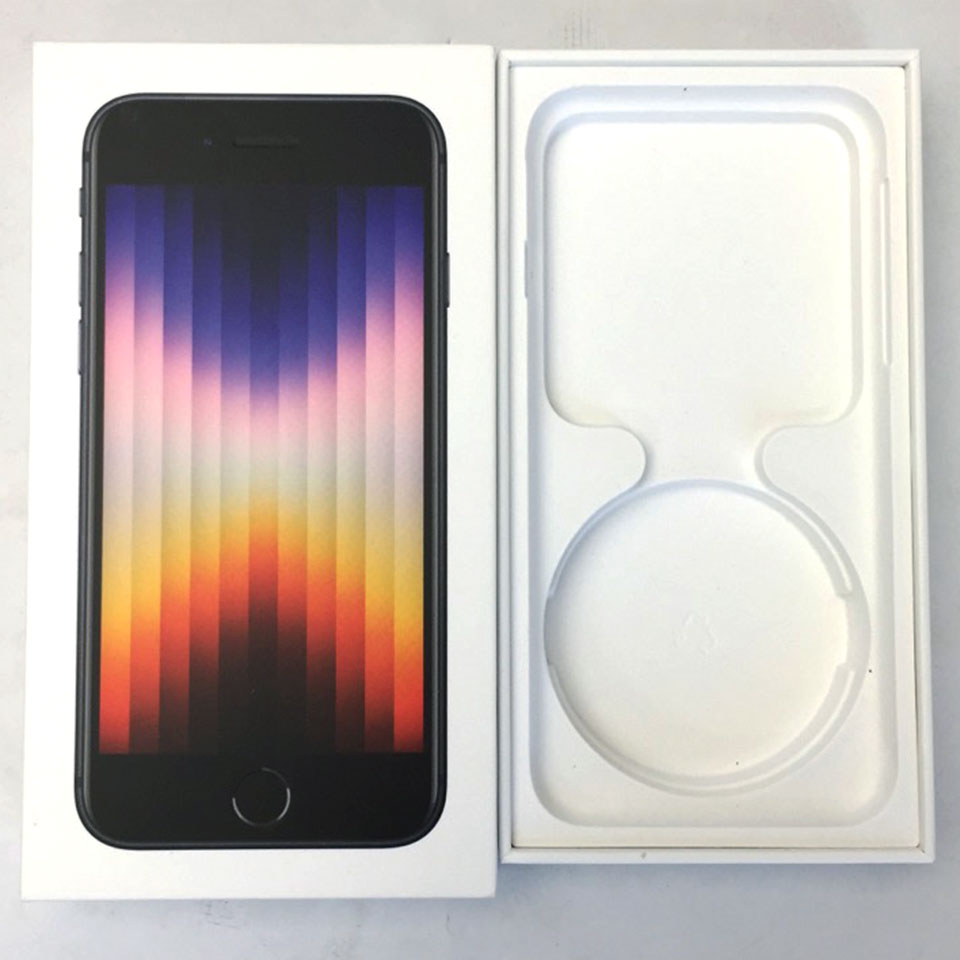 Apple SIMフリー iPhone SE 第3世代 64GB ミッドナイト MMYC3J/A (A2782) [KBD14006][中古][iOS 26.4.1 / 発売時期：2022年～/ iPhone][画面：Aランク 外装：Aランク 動作：Aランク][送料無料] 7枚目