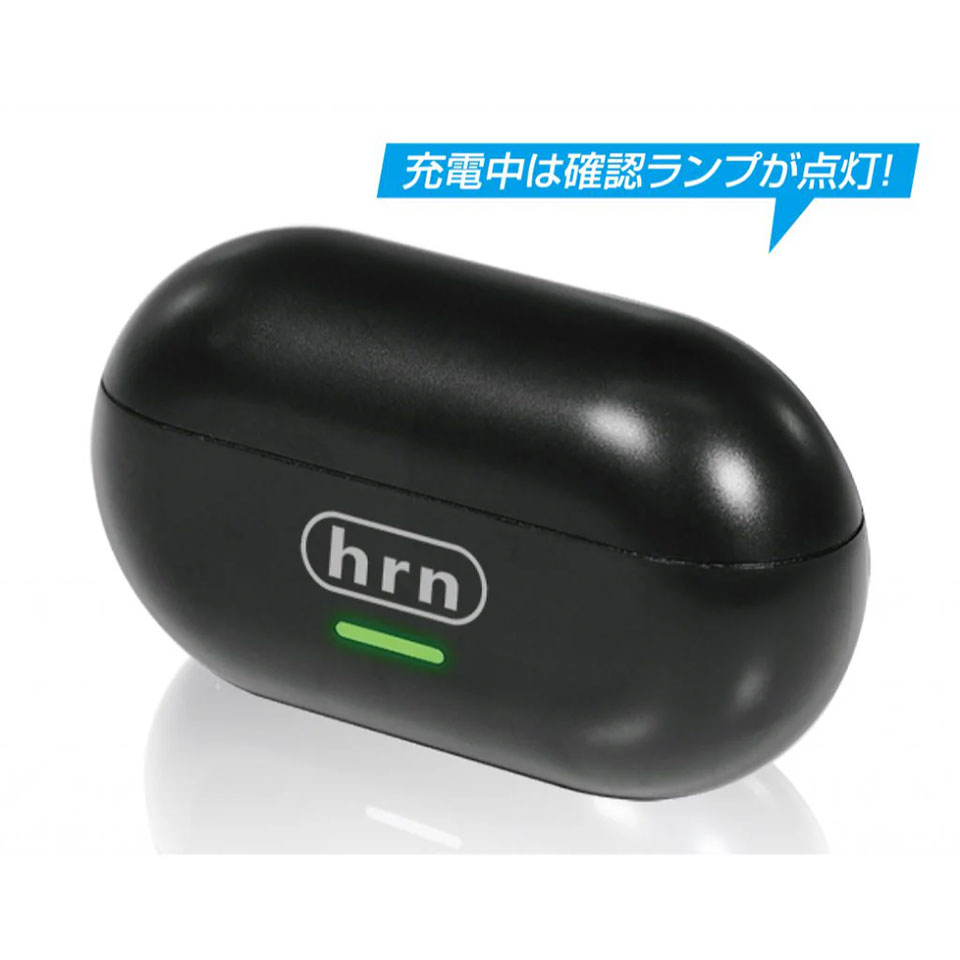 平野商会 [HRN-641] イヤーカフ型ワイヤレスイヤホン ブラック [耳を塞がない /Bluetooth] 4枚目