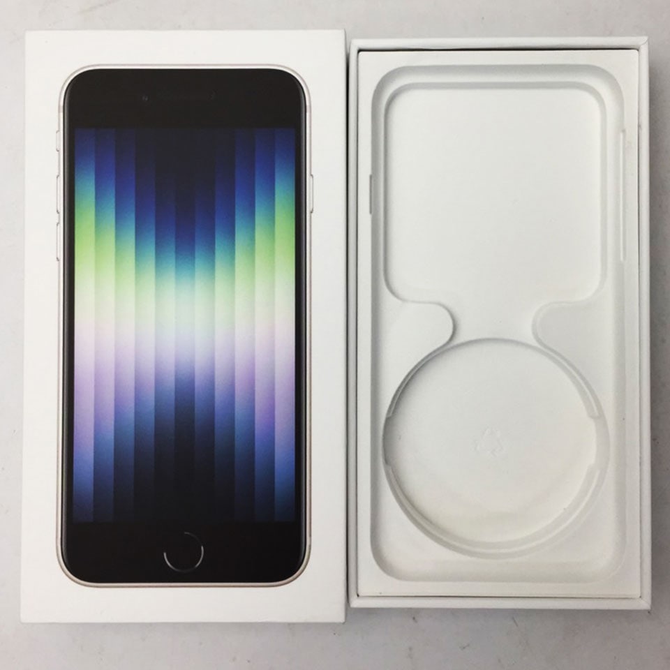 Apple SIMフリー iPhone SE 第3世代 64GB スターライト MMYD3J/A