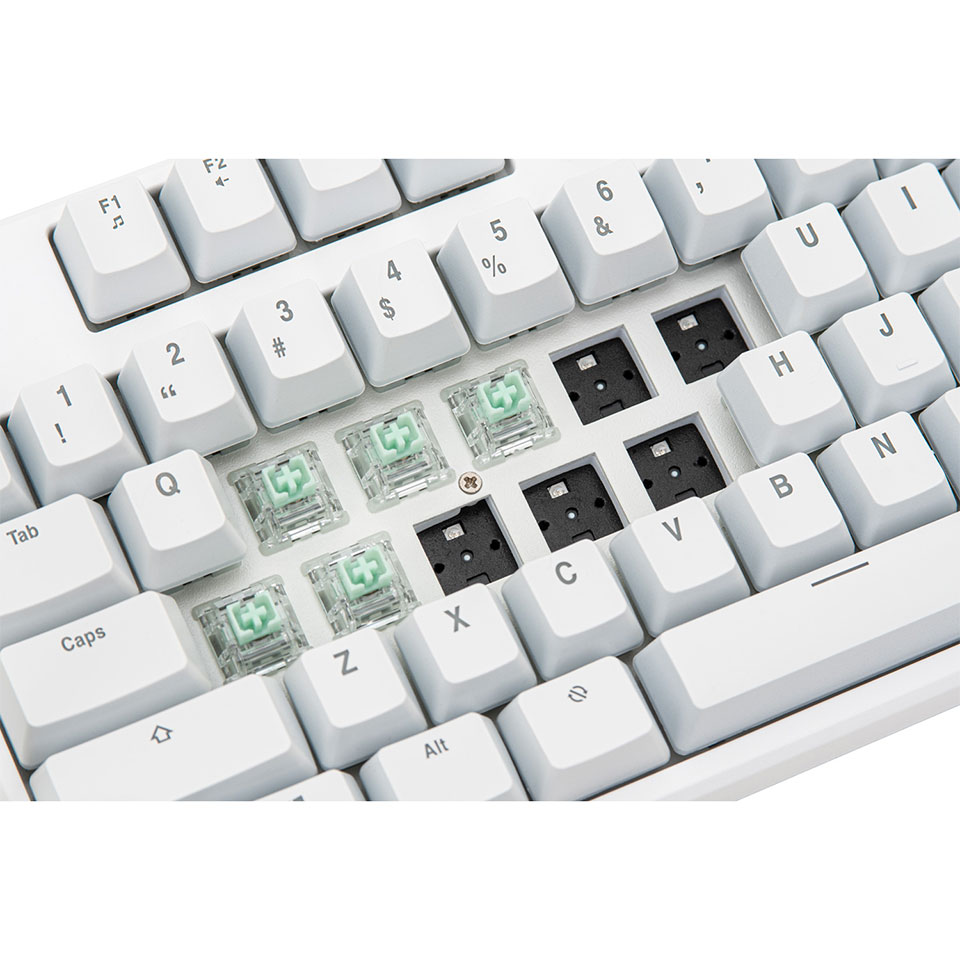 CENTURY [CRC-GKMGRT01WT]RACEN 磁気スイッチ式ゲーミングキーボード MagSwift ホワイト [有線 /91キー /テンキーレス /日本語配列 ] 4枚目