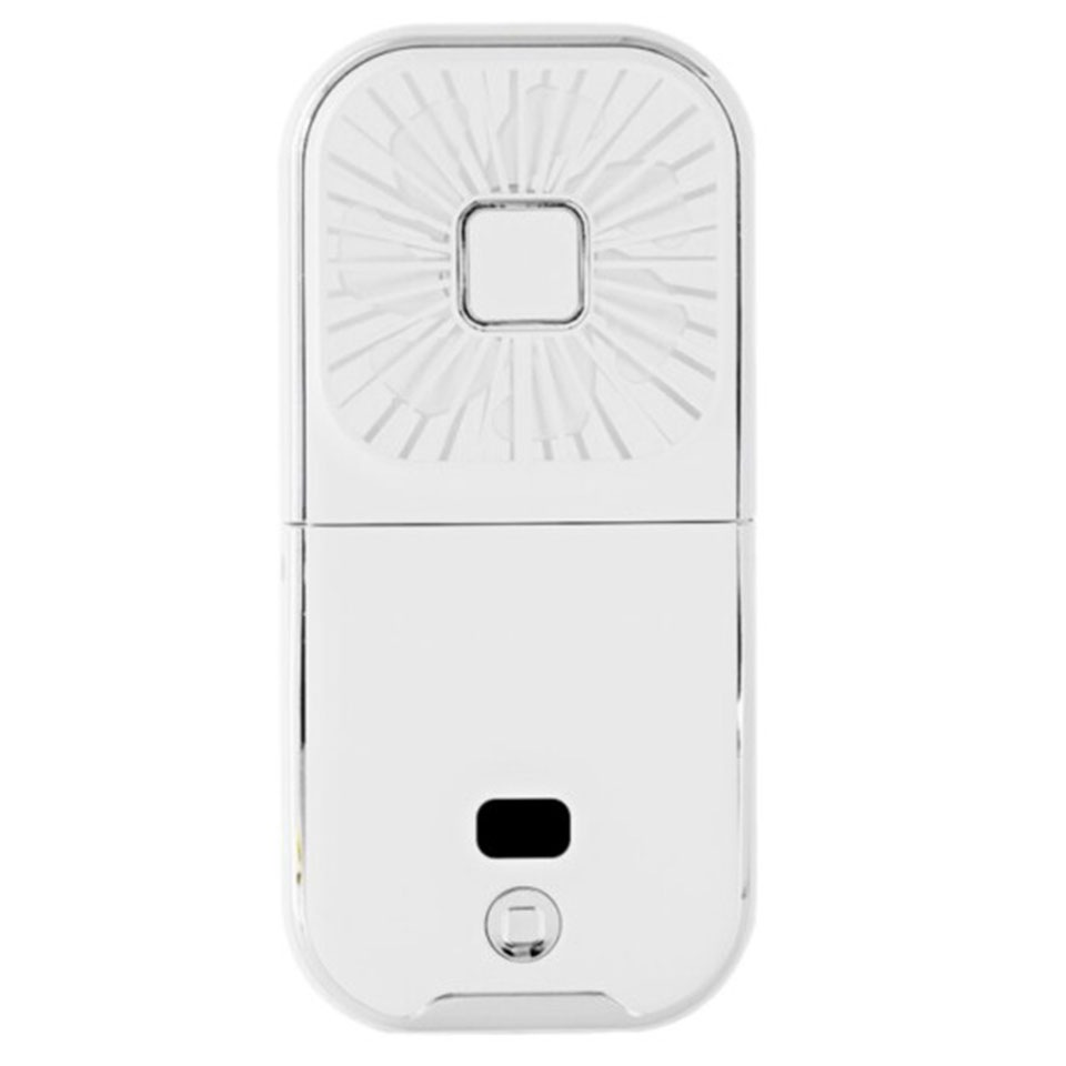 Lazos [L-SMF-WW]USB扇風機 首掛け&卓上型 スタンド機能付き ホワイト 2枚目
