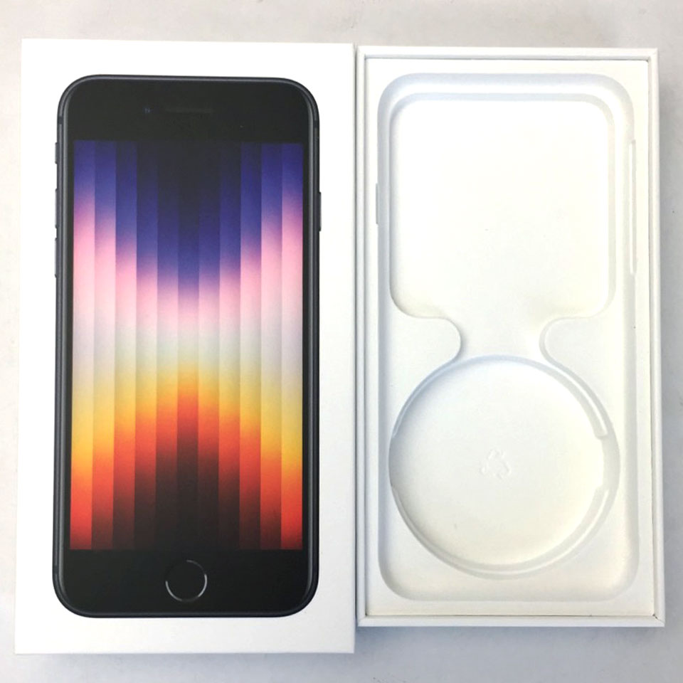 Apple SIMフリー iPhone SE 第3世代 64GB ミッドナイト MMYC3J/A (A2782) [KBD14010][中古][iOS 26.4.1 / 発売時期：2022年～/ iPhone][画面：Aランク 外装：Aランク 動作：Aランク][送料無料] 7枚目