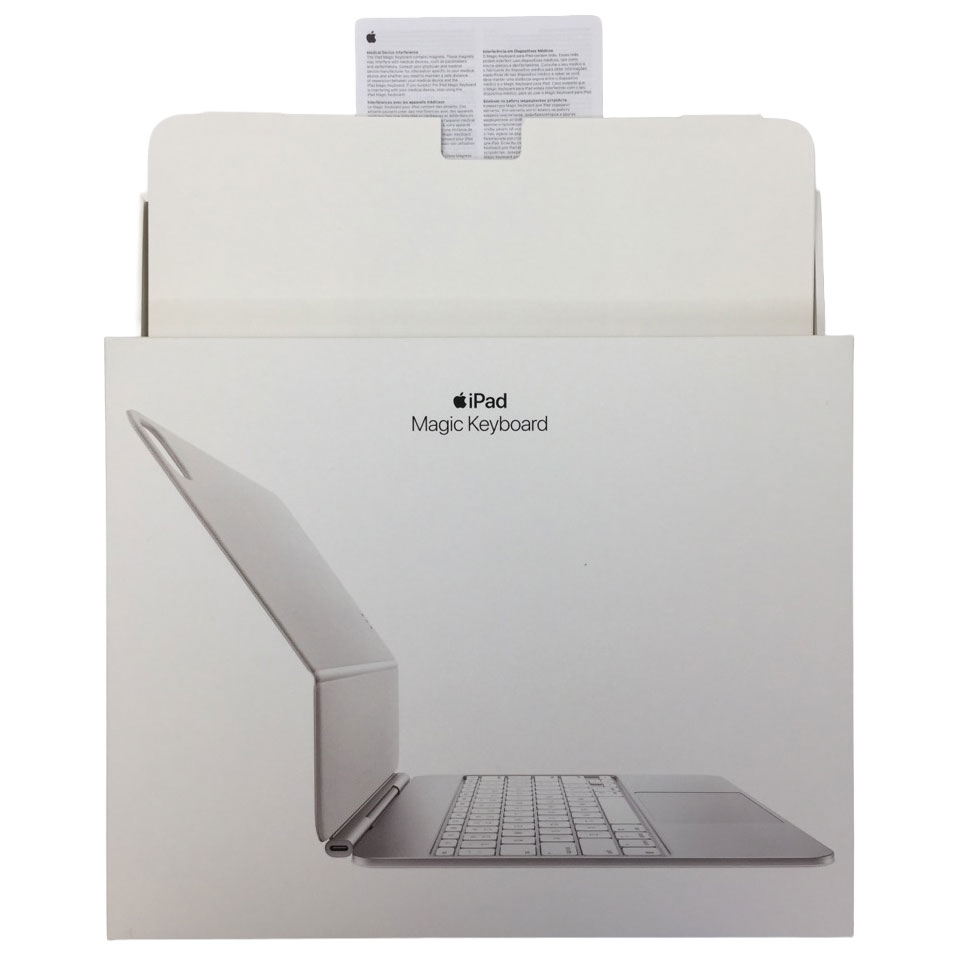 Apple 13インチiPad Pro(M4)用 Magic Keyboard 日本語 ホワイト MWR43J/A (A2974) [HBH08004][中古][ 発売時期：2024年～ 周辺機器][外装：Bランク 動作：Aランク][送料無料] 7枚目