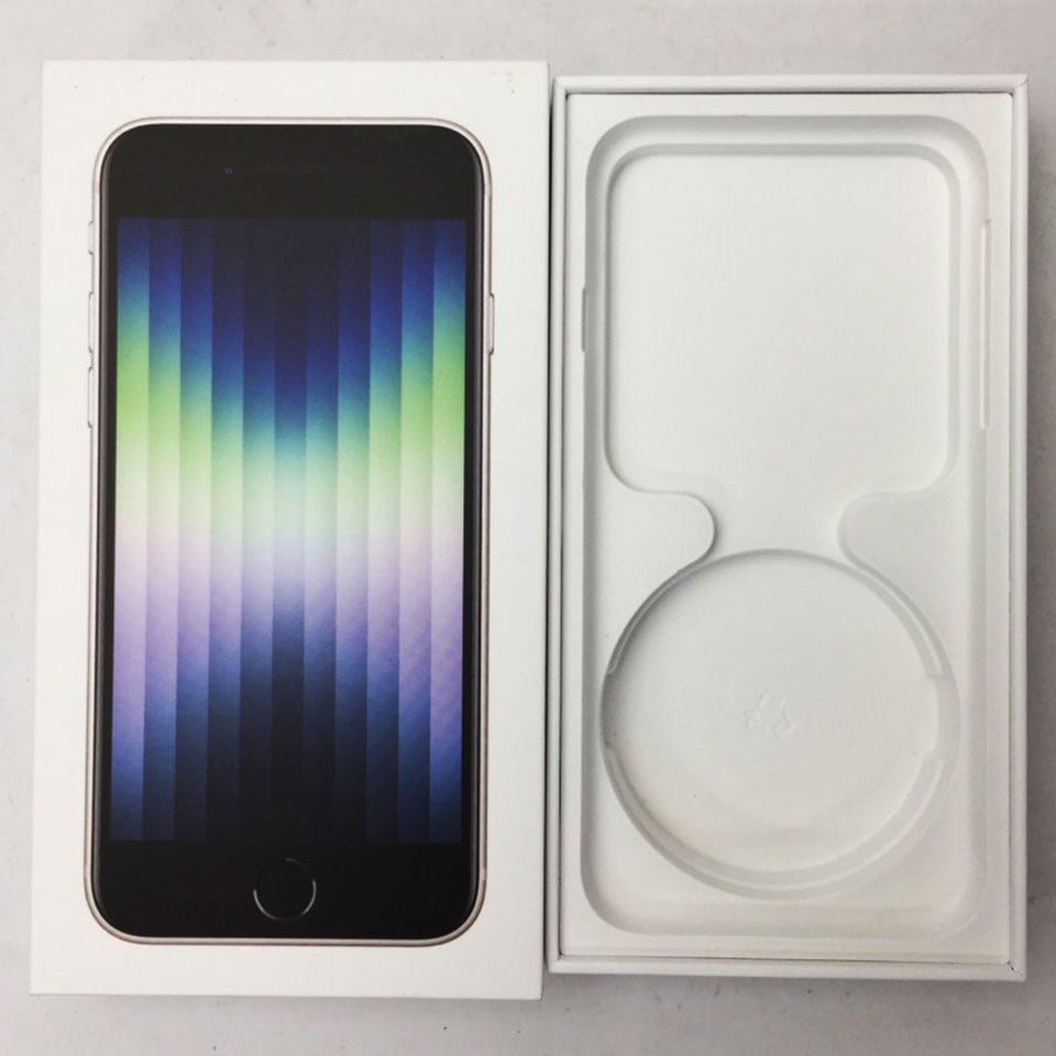 Apple SIMフリー iPhone SE 第3世代 64GB スターライト MMYD3J/A