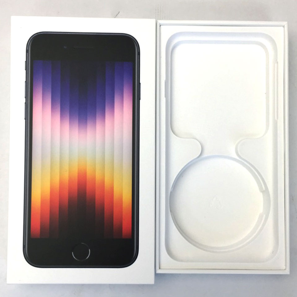Apple SIMフリー iPhone SE 第3世代 64GB ミッドナイト MMYC3J/A (A2782) [KBD14008][中古][iOS 26.4.1 / 発売時期：2022年～/ iPhone][画面：Aランク 外装：Bランク 動作：Aランク][送料無料] 7枚目