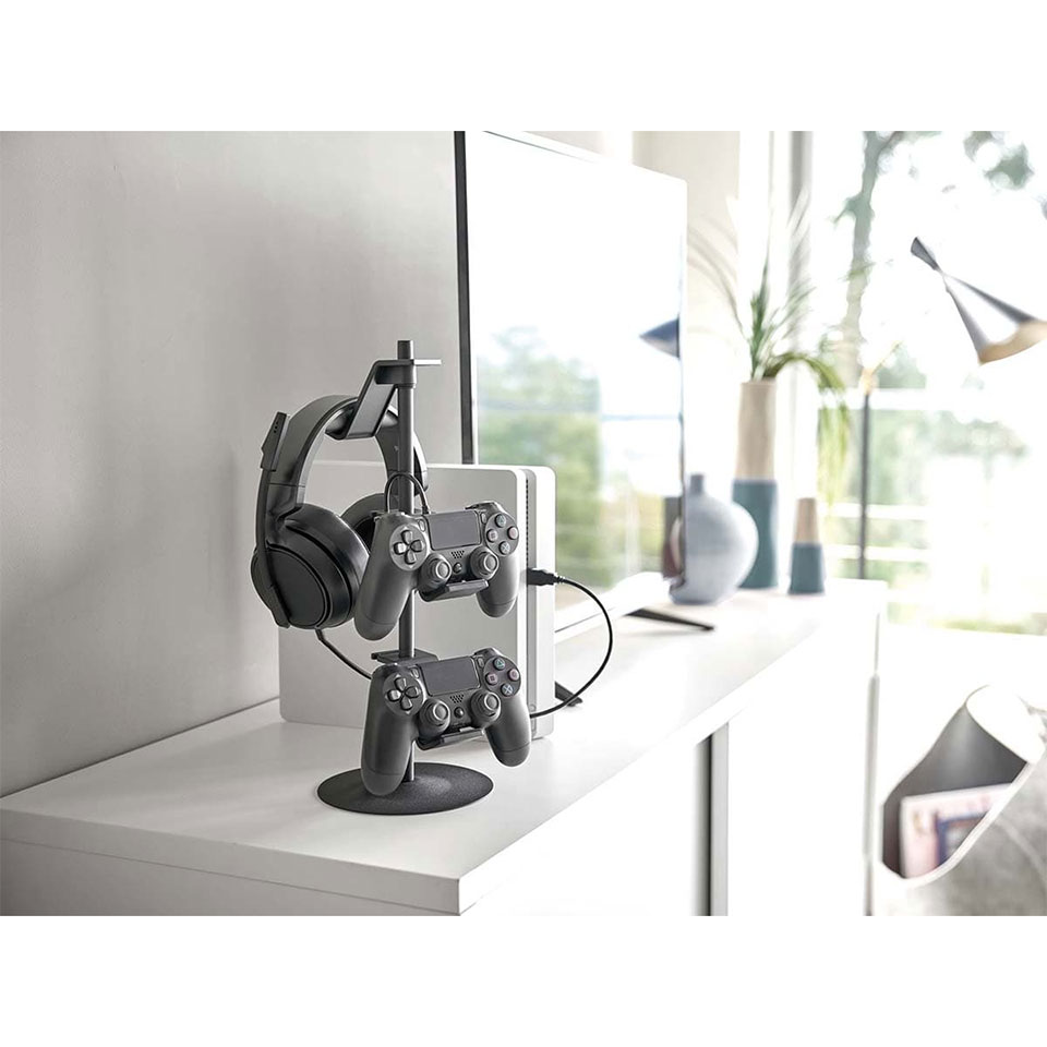 山崎実業 [ZK-BQ WH] ゲームコントローラー収納ラック スマート ホワイト 2枚目