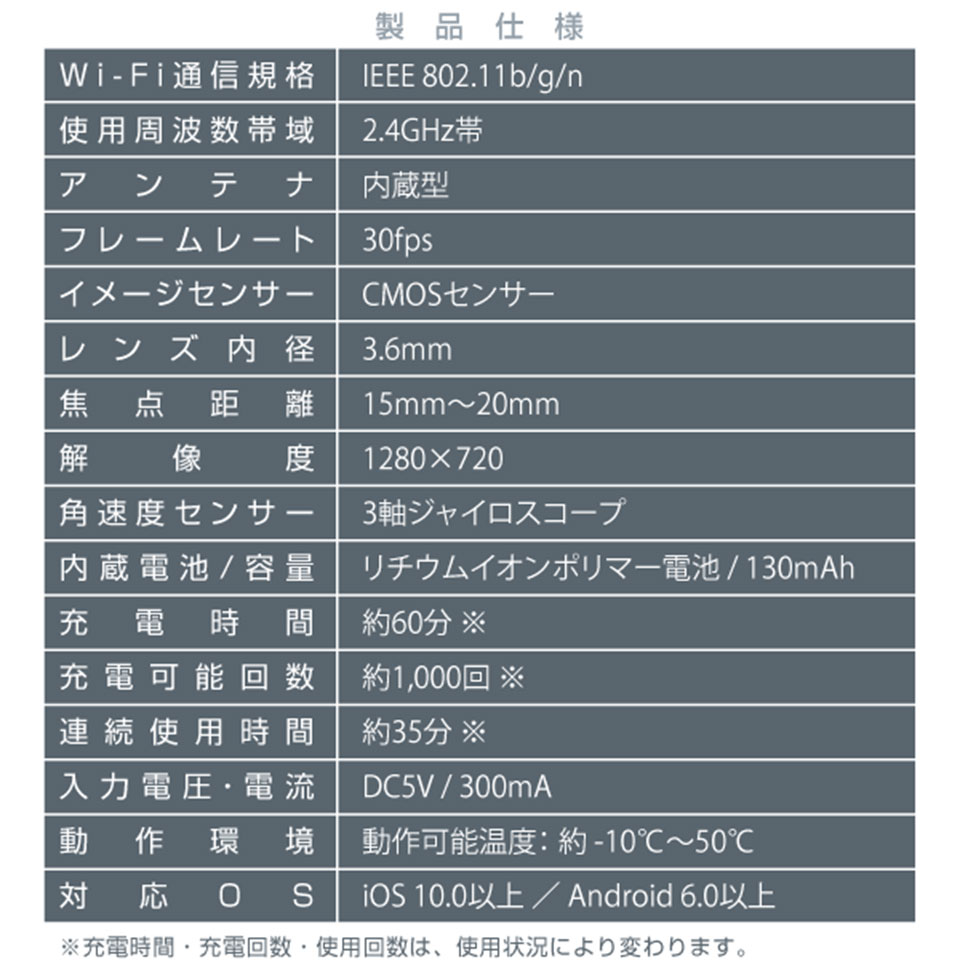 HAC | ハック  [HAC2-0521] カメラ付きスマート耳かき [Wi-Fi接続 /カメラ内蔵 /LEDライト付き] 8枚目