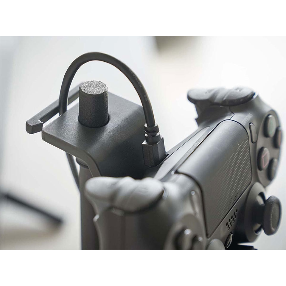 山崎実業 [ZK-BQ BK] ゲームコントローラー収納ラック スマート ブラック 3枚目