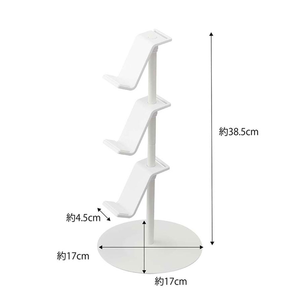 山崎実業 [ZK-BQ BK] ゲームコントローラー収納ラック スマート ブラック 5枚目